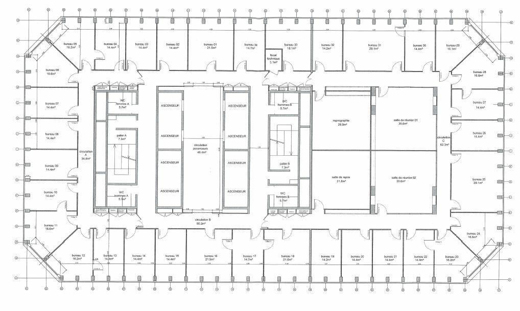Bureau Pantin 1715m² Vente bureau Pantin Seine-Saint-Denis OVBUR2314629 0